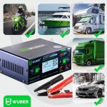 Mikroprocesorinis akumuliatorių įkroviklis 6/8/12/14/16/24V 10A WUBER W30562 - Image 2