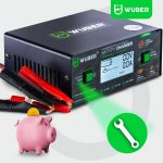 Mikroprocesorinis akumuliatorių įkroviklis 6/8/12/14/16/24V 10A WUBER W30562 - Image 10