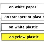 Juost. LETRATAG 12 mm, popierinė - balta