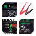 WUBER W14014 automatinis akumuliatorių įkroviklis su paleidimo funkcija 80A - Image 10