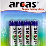 Elementai, anglies cinko, AA, R06, ARCAS, 4 vnt.