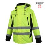 Ryškaus matomumo striukė Pesso DENVER, geltona XL