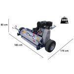 Prikabinamas žolės smulkintuvas - mulčeris BullMach PAN 120 B&S