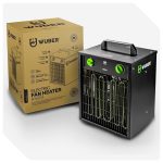 Elektrinis šildytuvas su termostatu 9kW WUBER 400V W16016 - Image 2