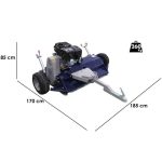Prikabinamas žolės smulkintuvas - mulčeris BullMach PAN 120 L