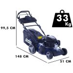Savaeigė benzininė vejapjovė BullMach ECTOR 46 H – 4in1 – Honda GCVx170