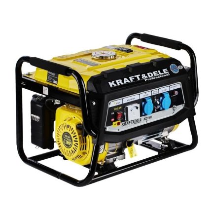 Benzininis vienfazis elektros generatorius be ratukų 3500W, KD148