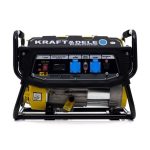 Benzininis vienfazis elektros generatorius Kraft&Dele 3500W, KD149 - Image 2