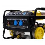 Benzininis vienfazis elektros generatorius Kraft&Dele 3500W, KD149 - Image 3