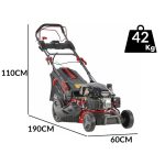 Savaeigė benzininė vejapjovė Geotech PRO S53-225 BMSGW ES 4in1