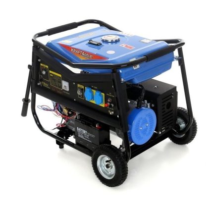 Benzininis vienfazis elektros generatorius KRAFT&DELE KD145 (5000W, 2x230V/12V