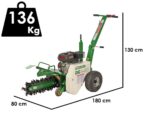 GreenBay DIG L-450 Benzininė tranšėjų kasimo mašina Loncin 196cc - Image 2