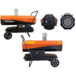 Netiesioginio degimo dyzelinis šildytuvas 30kW su kaminu KD5961 - Image 2
