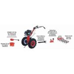 Akėčios Vari 138 cm trys eilės dyglių - Image 2