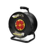 Prailgintuvas ritėje, su apsauga nuo karščio, 50m, 3x2.5mm, 4 lizdai, K00231, Keltin