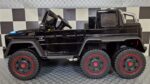 Electric children's car Mercedes G63 6x6 AMG 1 person metallic black - Image 4