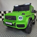 Electric children's car Mercedes G63 AMG 24 volt matt green
