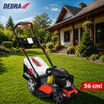 Benzinine savaeigė vejapjovė Dedra DED8726Q-56H su HONDA varikliu 4,2 kW, 56cm HONDA GCV200 - Image 2