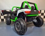 Electric children's buggy 24 volt 2 persons white / green - Image 5