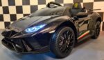 Children's car Lamborghini Huracan 12 volts with remote control metallic black - Image 2