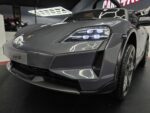 Porsche Taycan electric children's car for 2 people 24 volts grey - Image 6