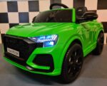 Battery Children's car Audi Q8 with RC and 12 volts 1 person green - Image 2