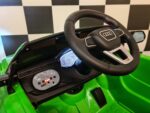 Battery Children's car Audi Q8 with RC and 12 volts 1 person green - Image 8
