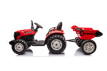 Electric children's tractor 24 volt with trailer red - Image 4