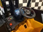 Electric children's forklift 12 volt with remote control yellow - Image 9