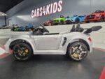 Children's car Porsche RUF 24 volt metallic silver - Image 3