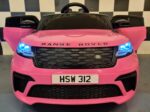 Range Rover Velar 12Volt 2.4G RC Pink battery-powered children's car - Image 2
