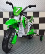 Children's dirt bike 12 volt green