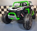 Electric children's buggy 24 volt 2 persons white / green