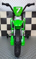 Children's dirt bike 12 volt green - Image 3