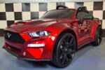 Children's car Ford Mustang 24 volt drift and RC metallic red - Image 2