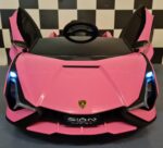 Lamborghini SIAN, rožinis, elektromobilis vaikams - Image 3