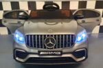 Children's battery car Mercedes GLC 63 12V metallic silver 1 person - Image 5