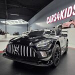 Mercedes GT3 AMG metallic black electric children's car
