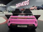 Children's car Porsche Taycan 2 persons 24 volt pink - Image 5