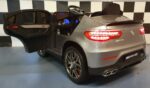 Children's battery car Mercedes GLC 63 12V metallic silver 1 person - Image 7