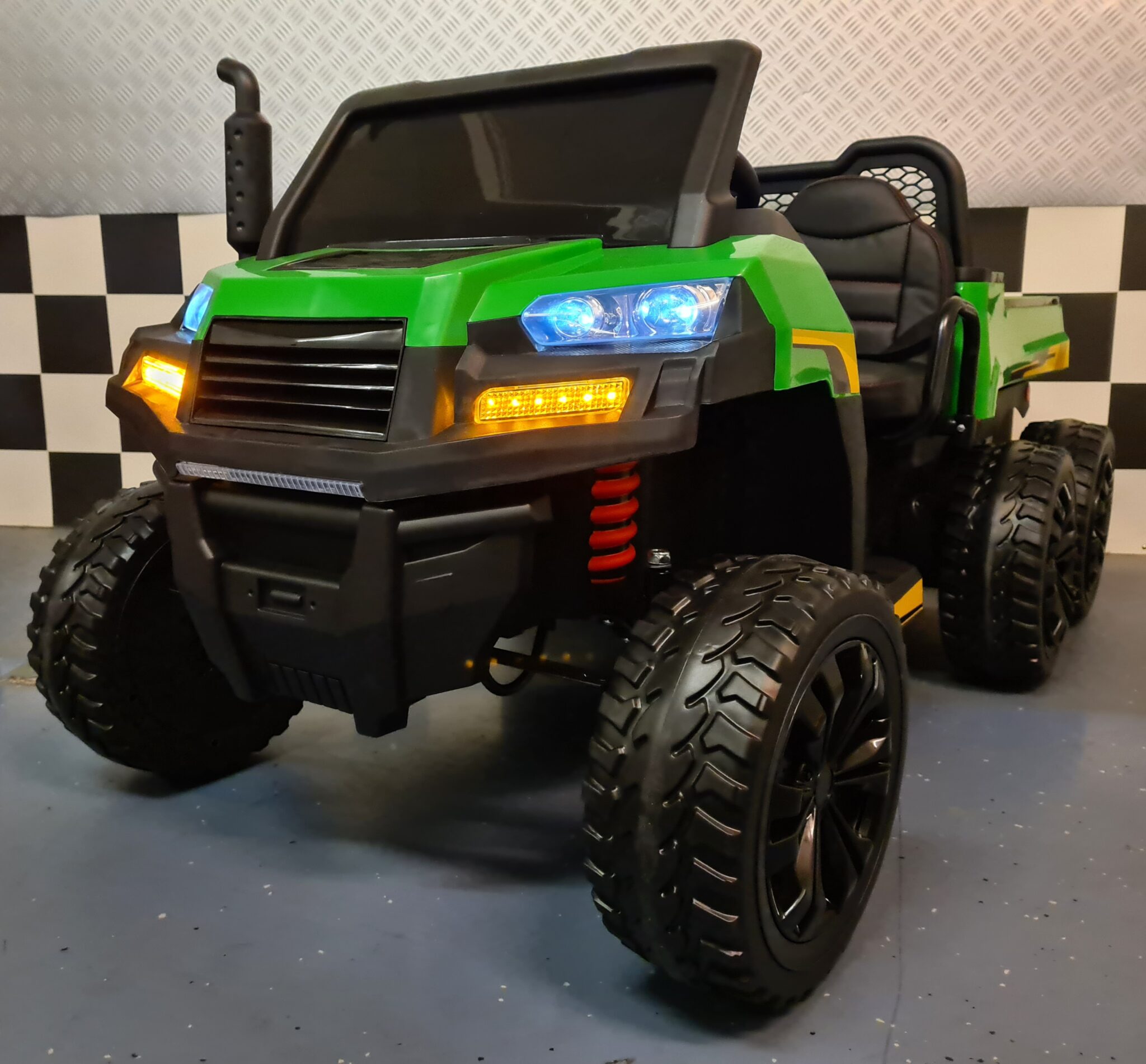 Gator-Farmer-Truck-met-6-wielen Gator Kids Jeep Farmer Truck 6x6 for 2 Kids 12volt with RC - Image 1
