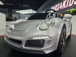 Children's car Porsche RUF 24 volt metallic silver - Image 6