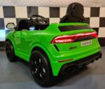 Battery Children's car Audi Q8 with RC and 12 volts 1 person green - Image 5