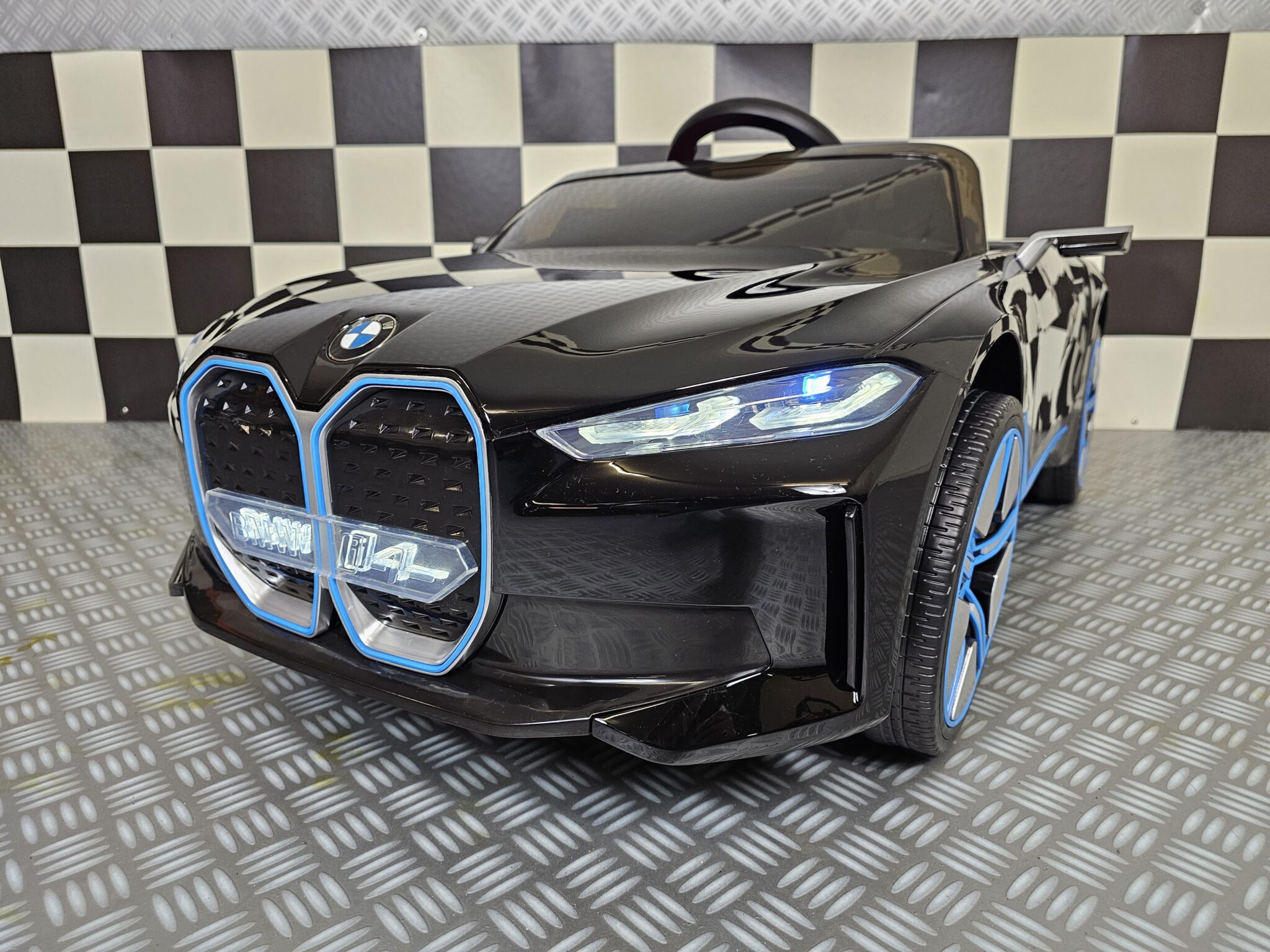 Kinderauto-BMW-i4-12-volt Electric children's car BMW i4 12 volts black - Image 1