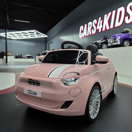 Fiat 500 electric children's car 12V pink