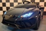 Children's car Lamborghini Huracan 12 volts with remote control metallic black