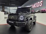 Children's car Mercedes G63 AMG 4×4 24 volt 2 persons metallic black