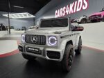 Toy car Mercedes G63 12Volt metallic grey 1 person