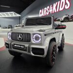 Toy car Mercedes G63 12Volt metallic grey 1 person