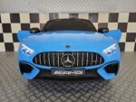 Electric children's car Mercedes SL63 12 volt metallic blue - Image 3